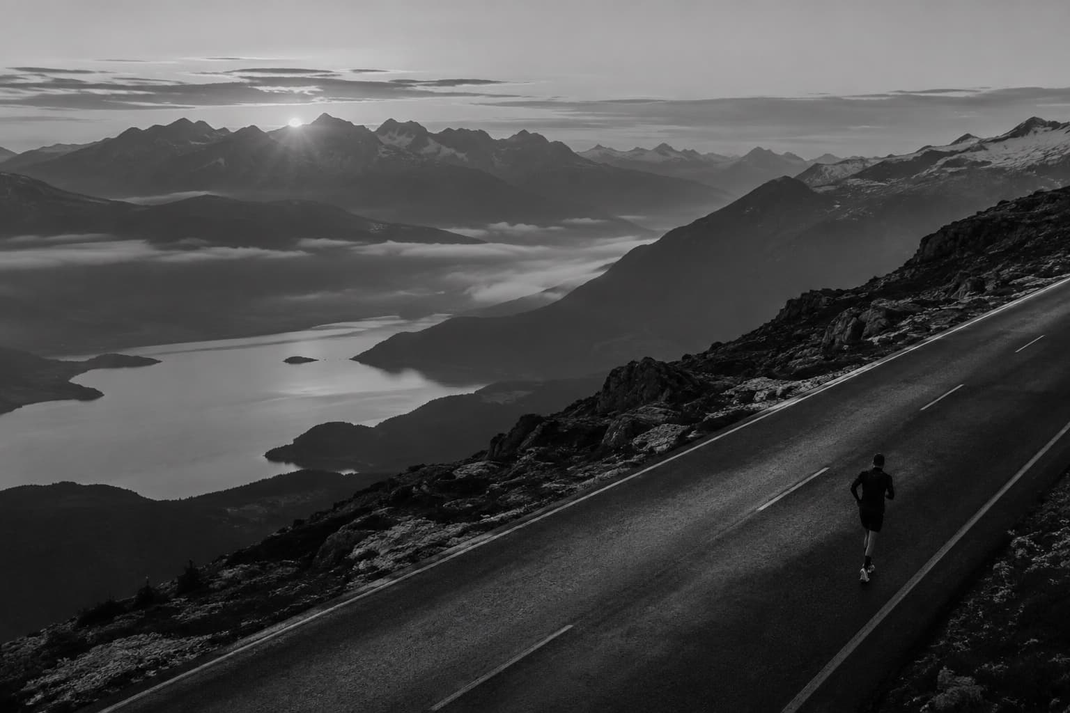 RISE black and white campaign scene